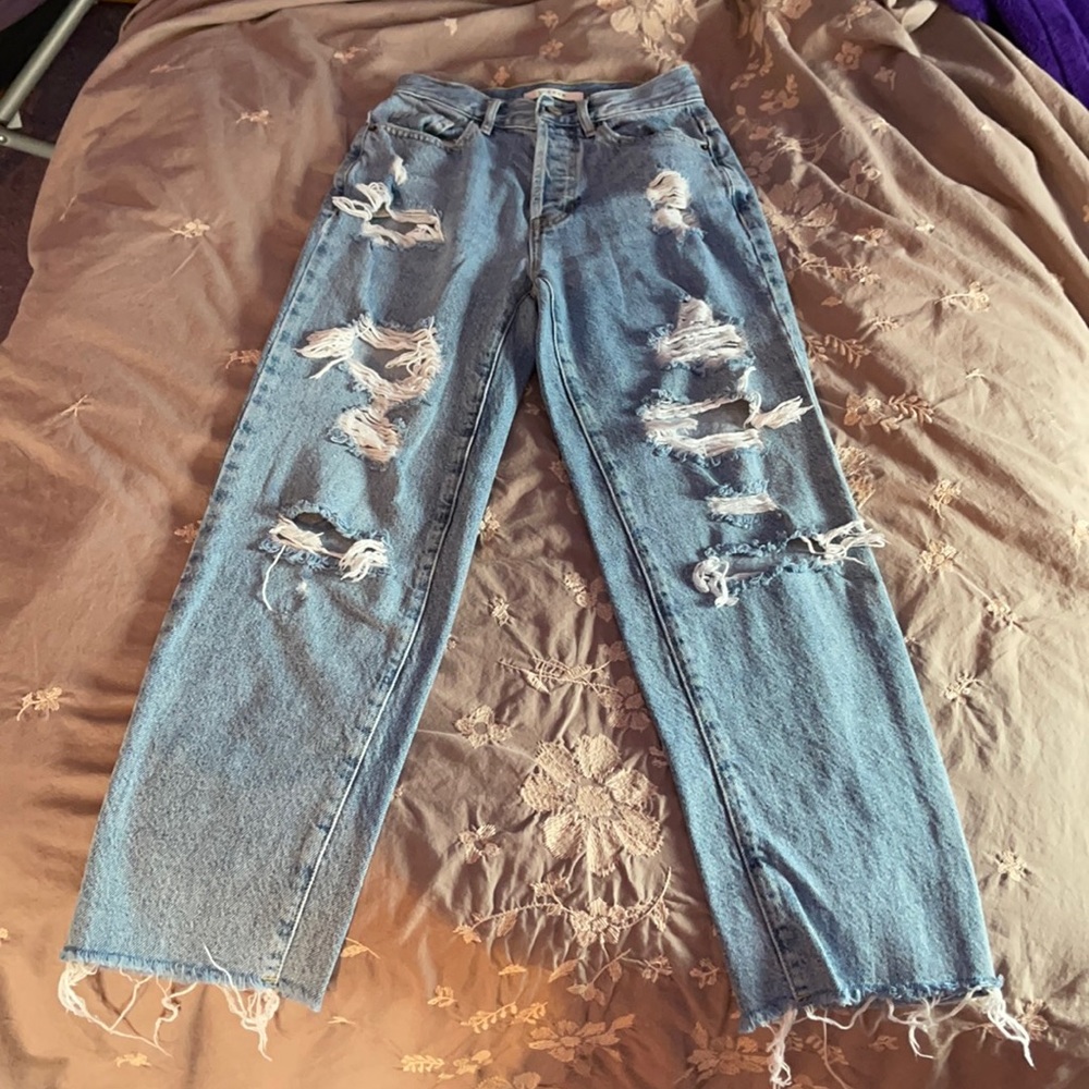 Pacsun high rise straight leg jean.